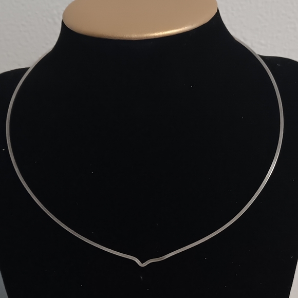 Jewelry - TORQUE CHOKER NECKLACE 925 STERLING SILVER